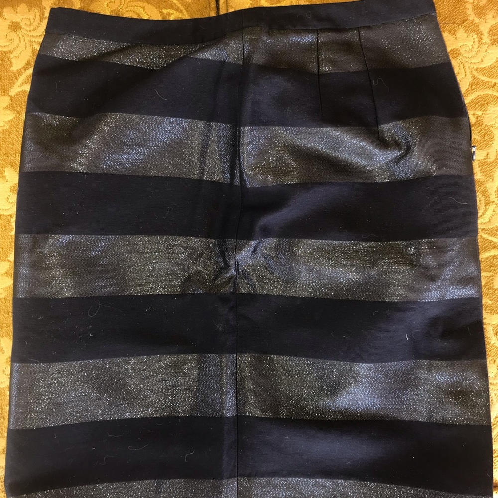 Tommy Hilfiger vintag striped blue and silver skirt